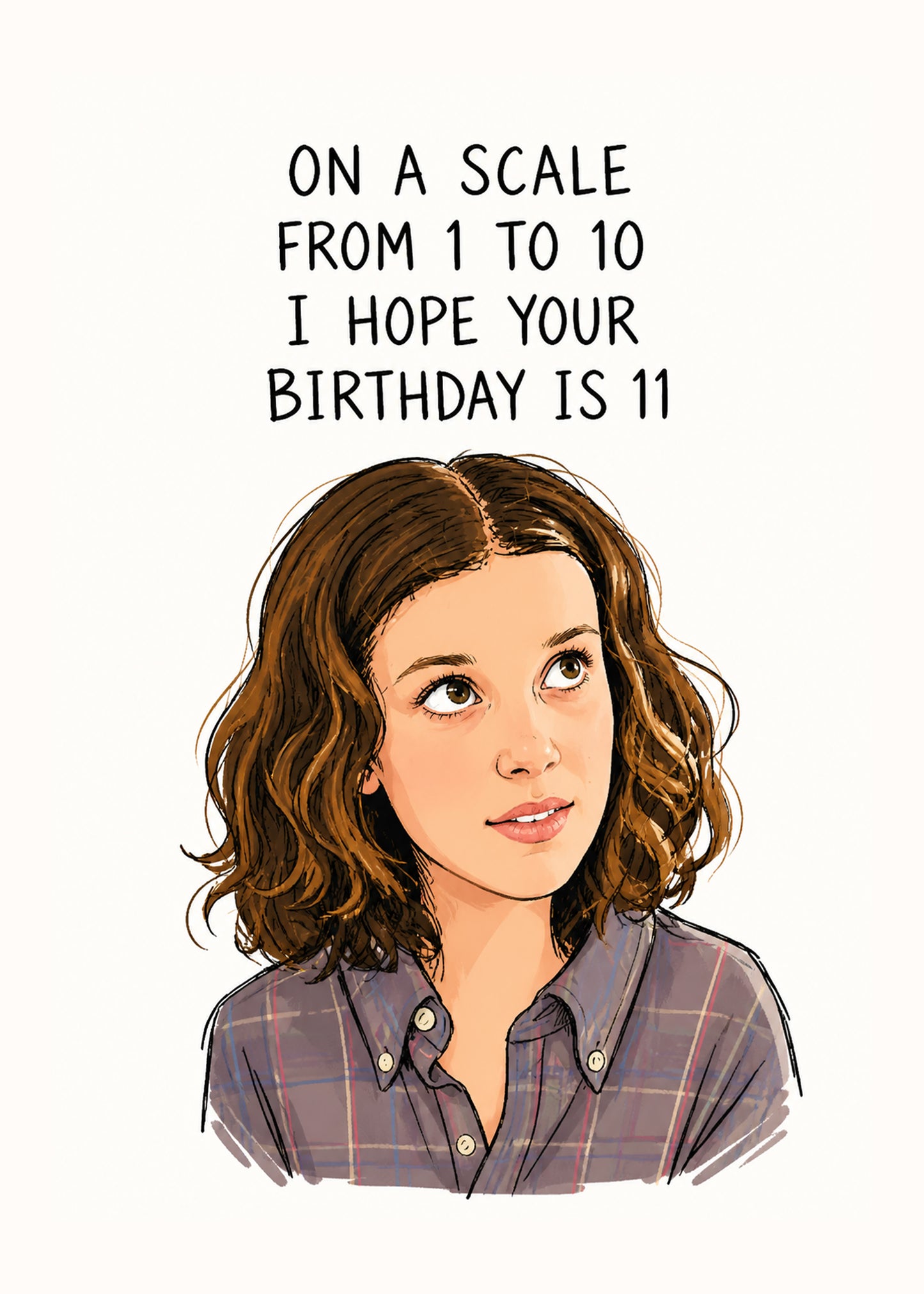 11/10 Birthday funny birthday card by Gigglz
