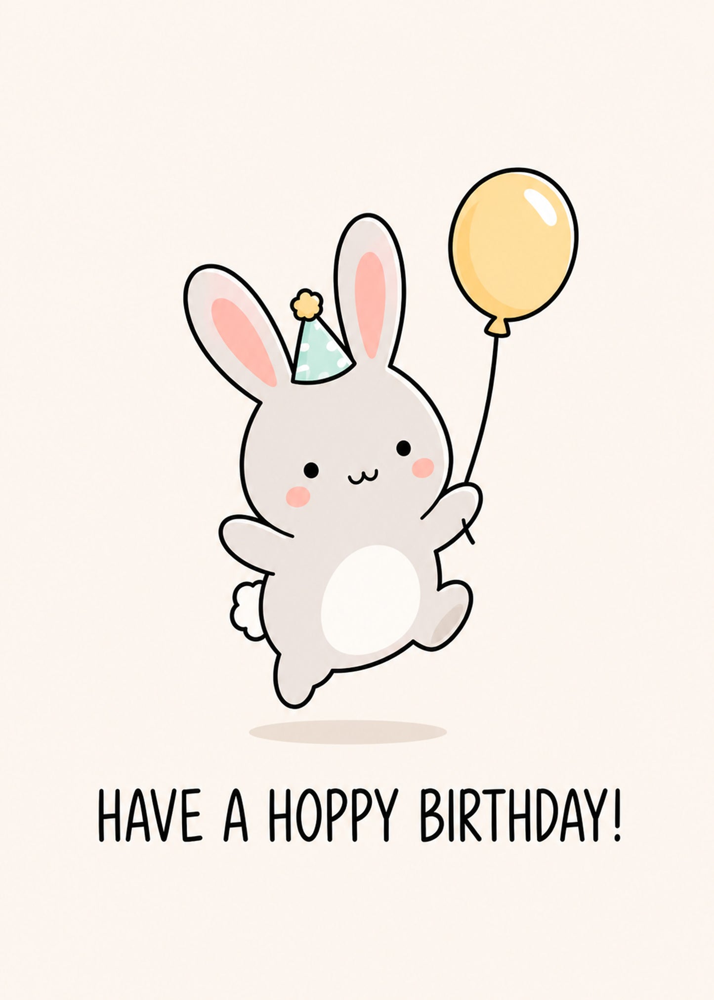 Hoppy Birthday funny birthday card by Gigglz