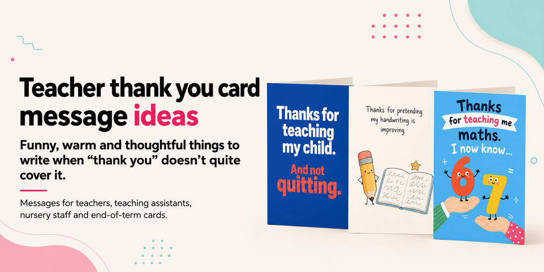 What to Write in a Teacher Thank You Card