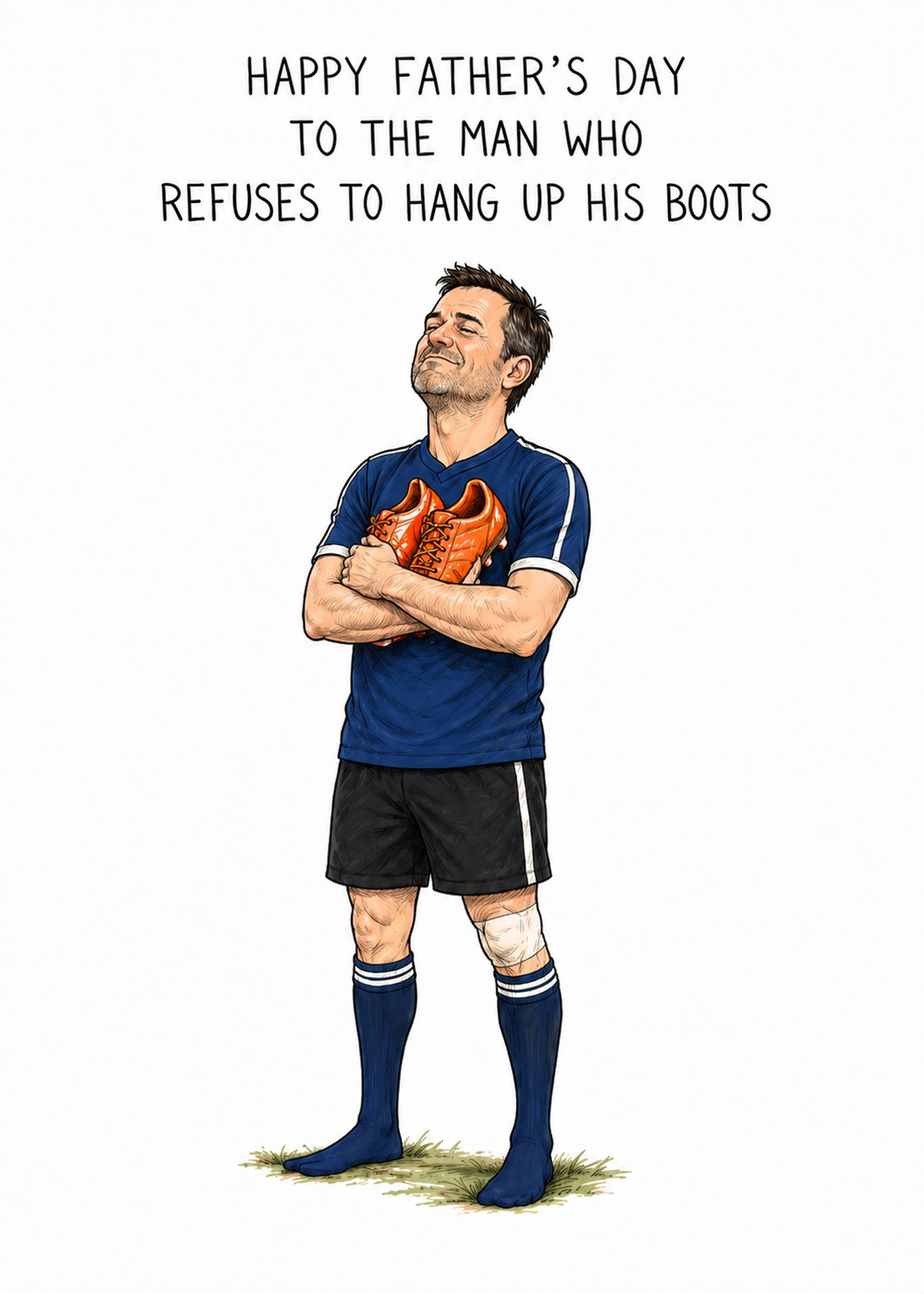 Father's Day Boots funny father's day card by Gigglz