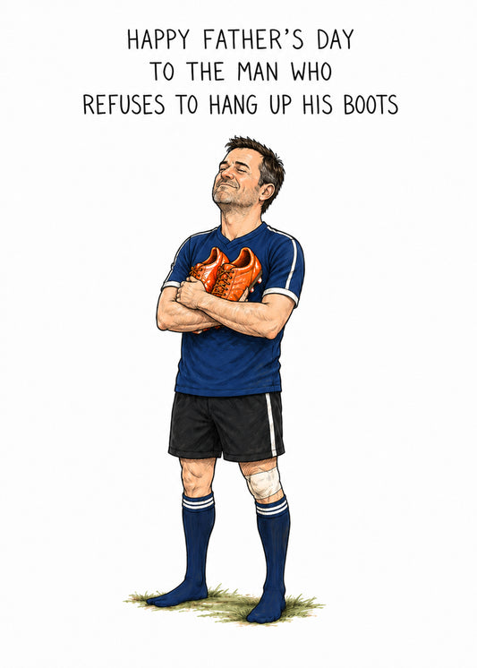 Father's Day Boots funny father's day card by Gigglz
