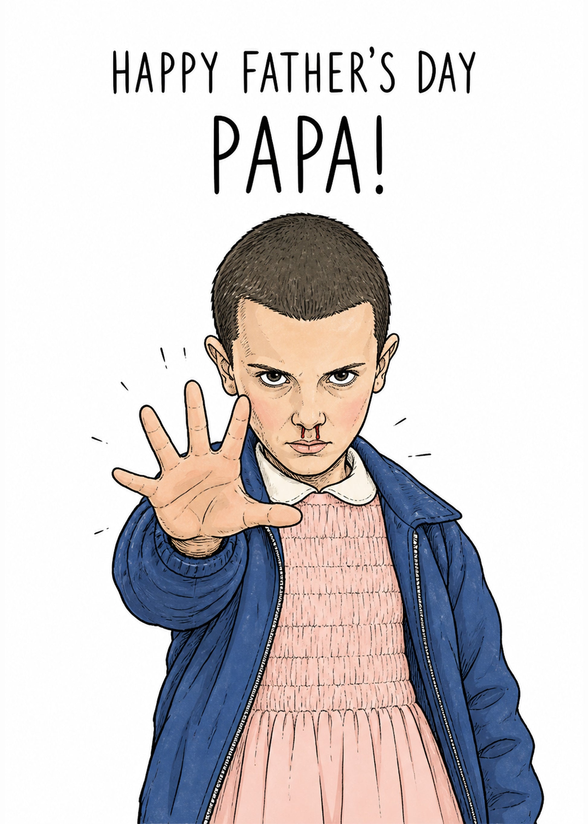Father's Day Papa funny father's day card by Gigglz