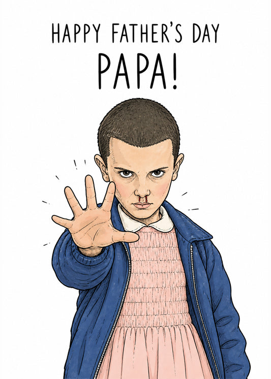 Father's Day Papa funny father's day card by Gigglz