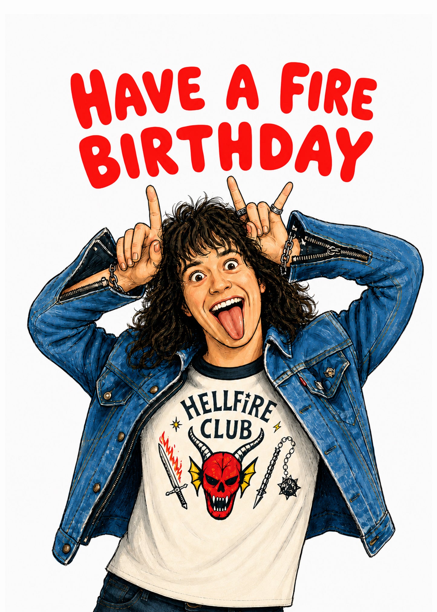 Fire Birthday funny birthday card by Gigglz