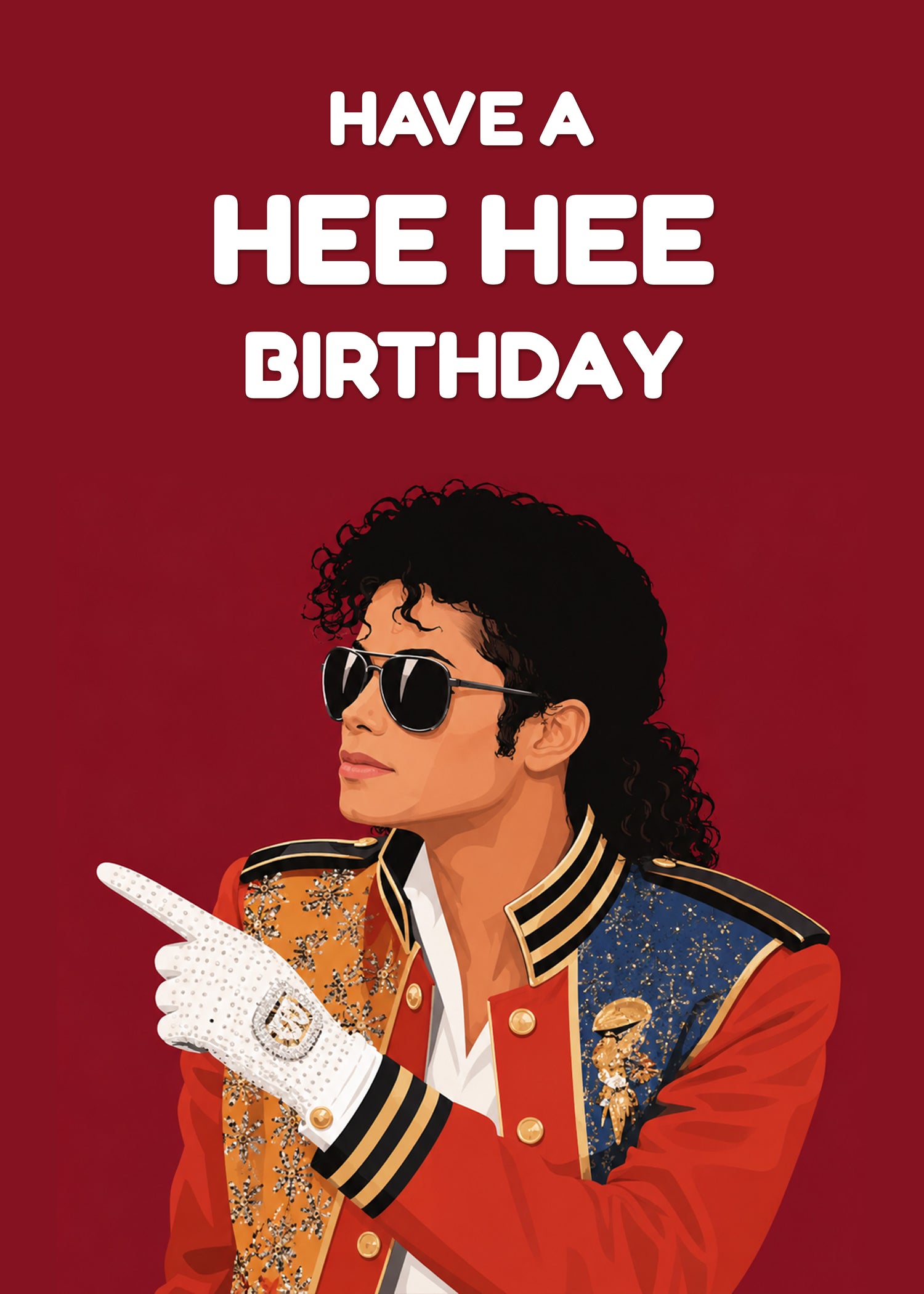 Hee Hee Birthday funny pop culture birthday card by Gigglz