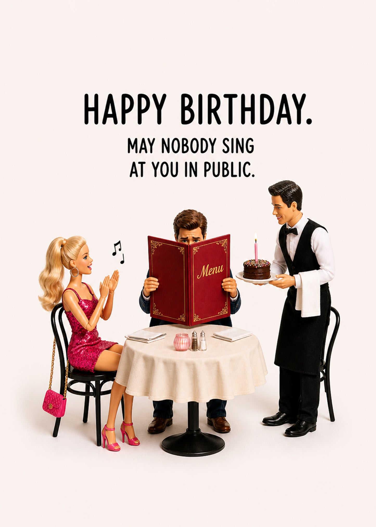 May Nobody Sing funny birthday card by Gigglz